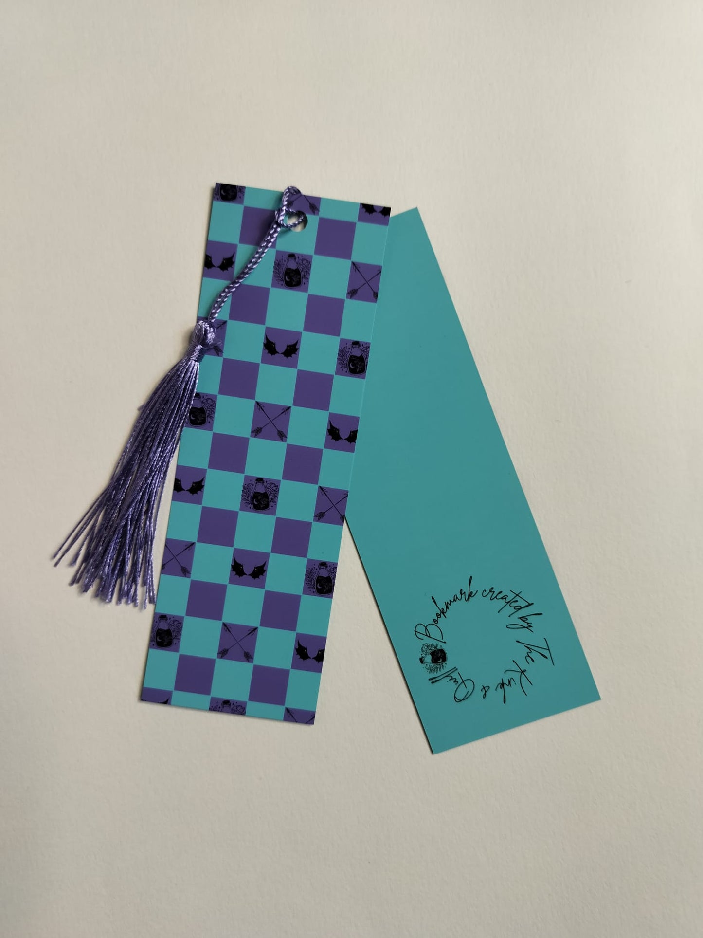 Fantasy Checker Board Bookmark