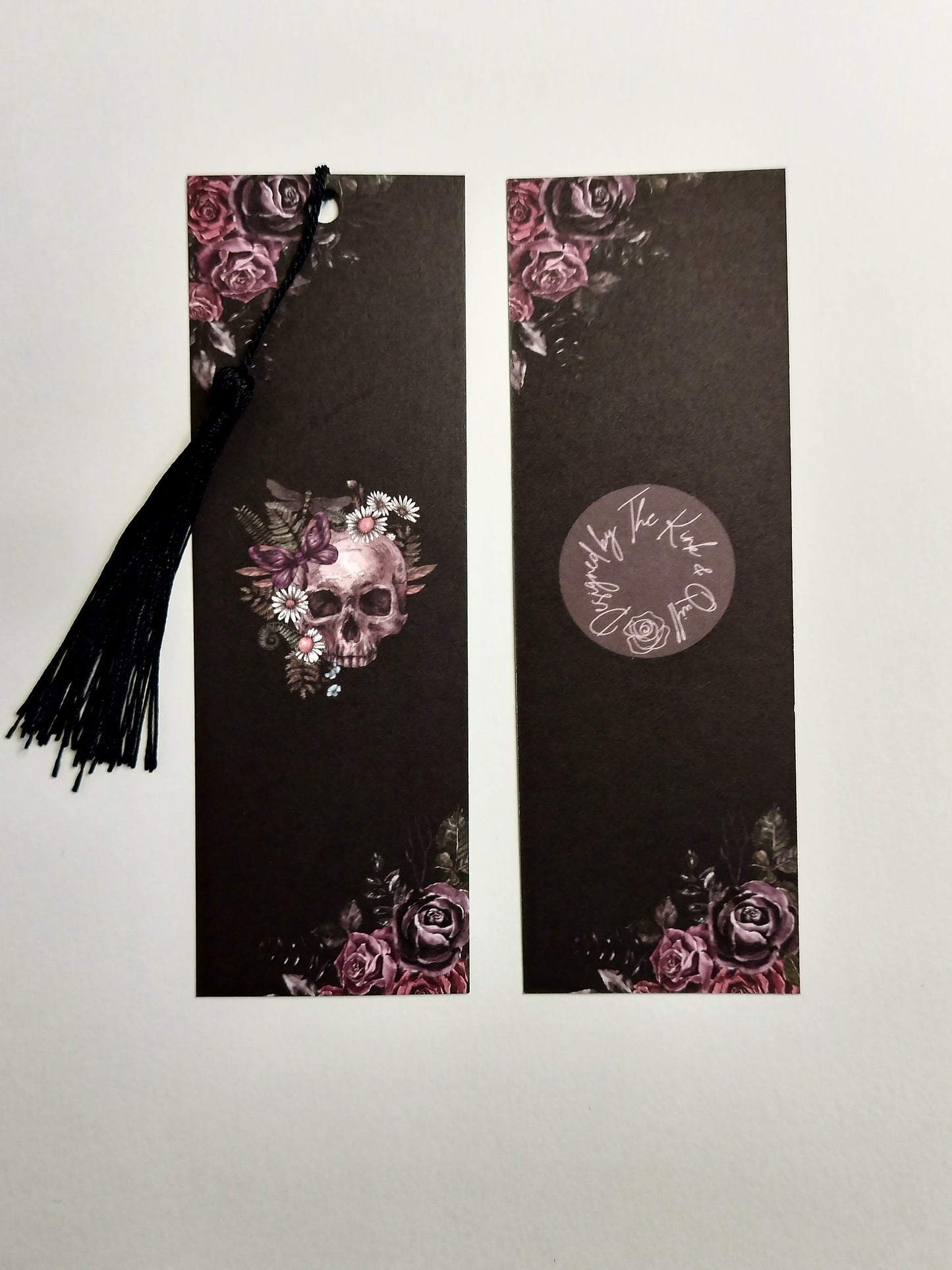 Gothic Skull Bookmark