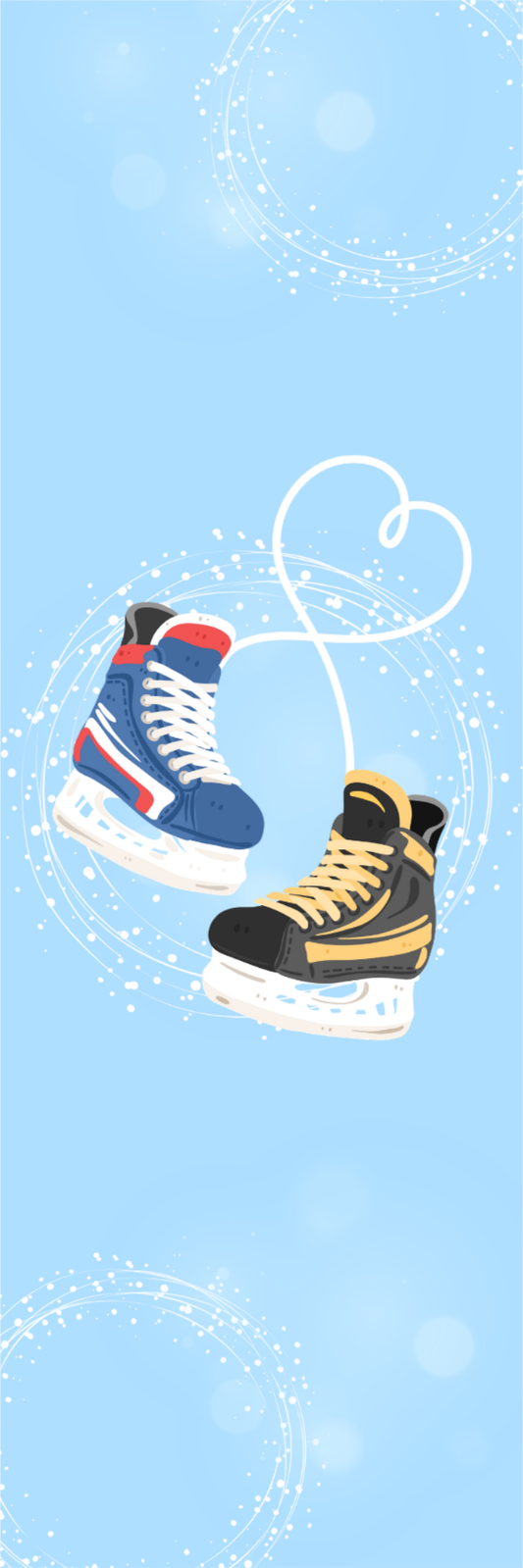 'Ice ice baby' Ice Hockey Bookmark