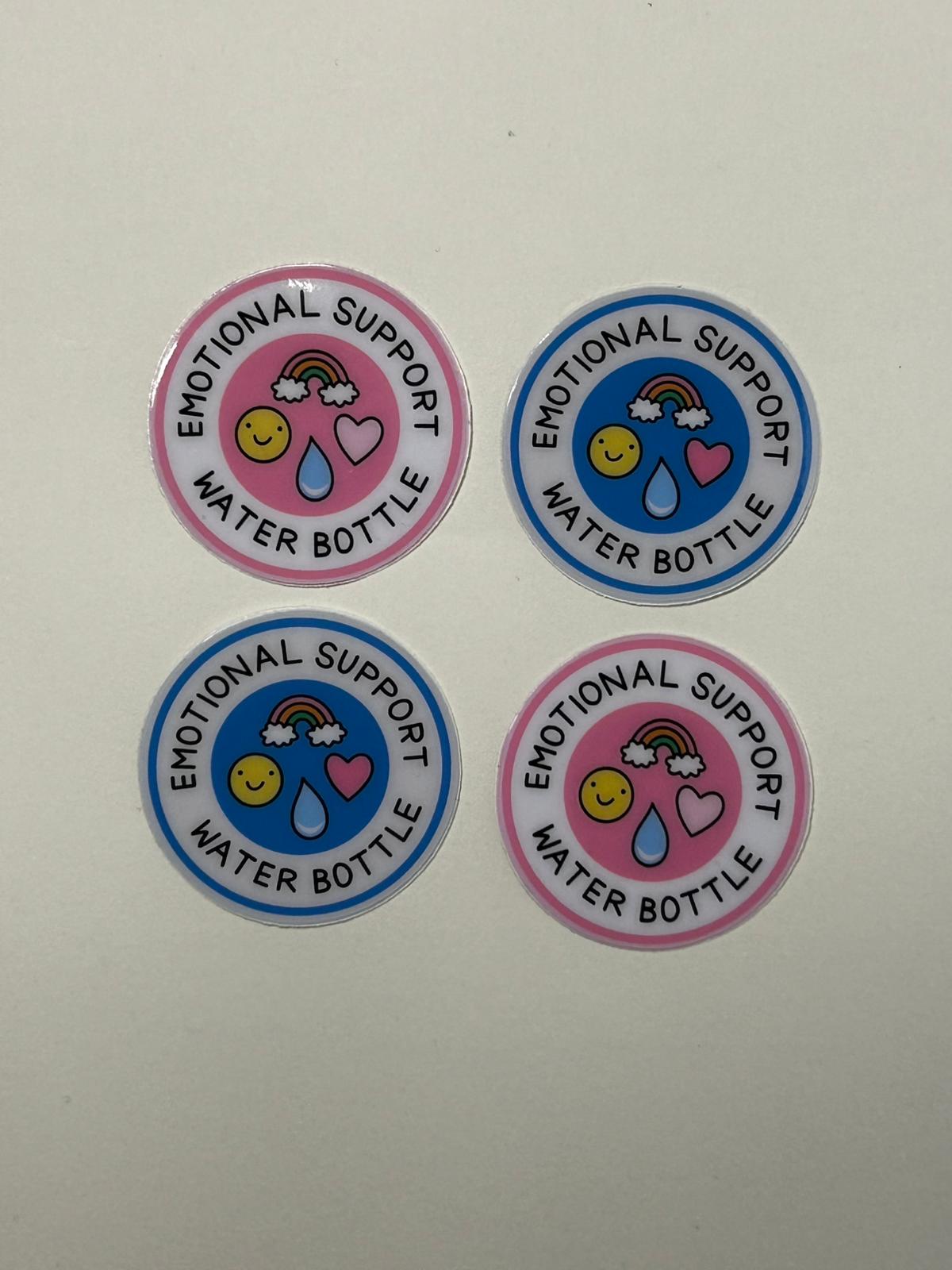 Emotional Support Water Bottle Sticker