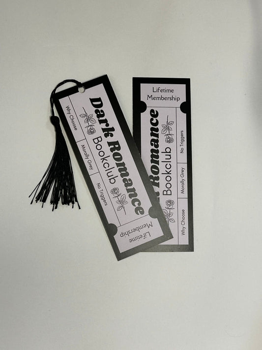 Dark Romance Book Club Bookmark