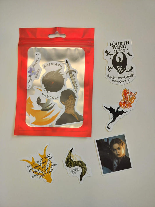 Fourth Wing stickers