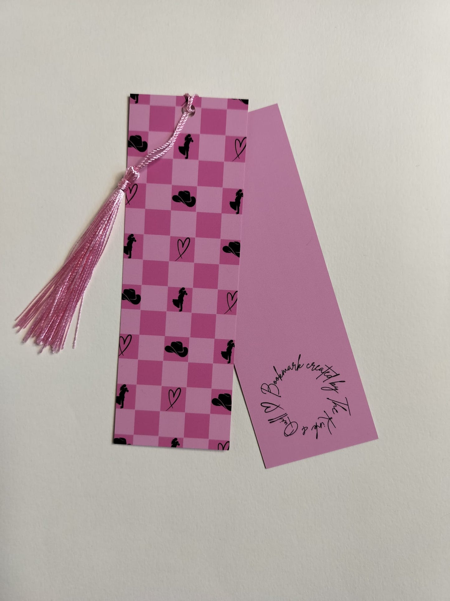 Romance Checker Board Bookmark