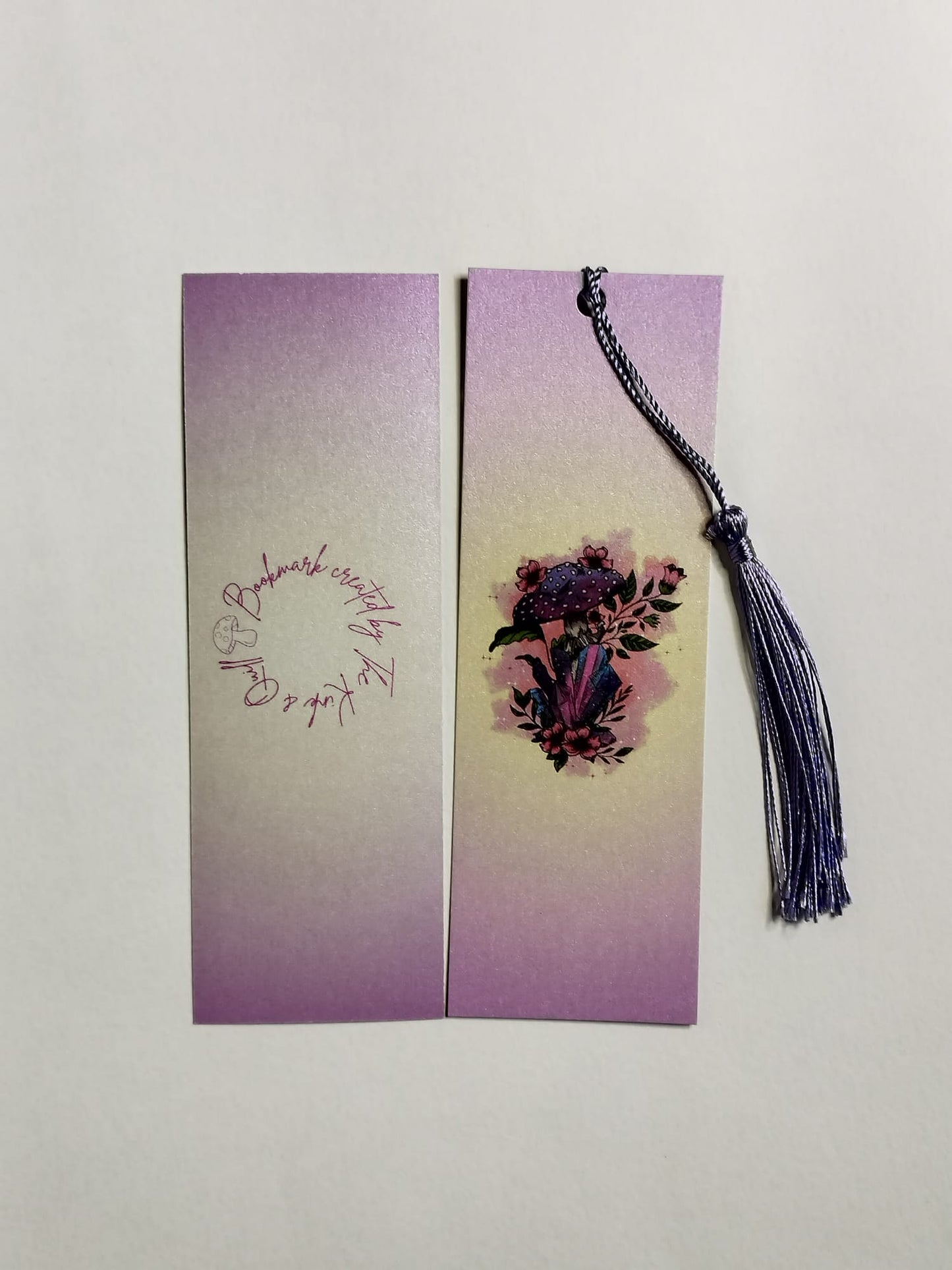 Mushroom Crystal Bookmark