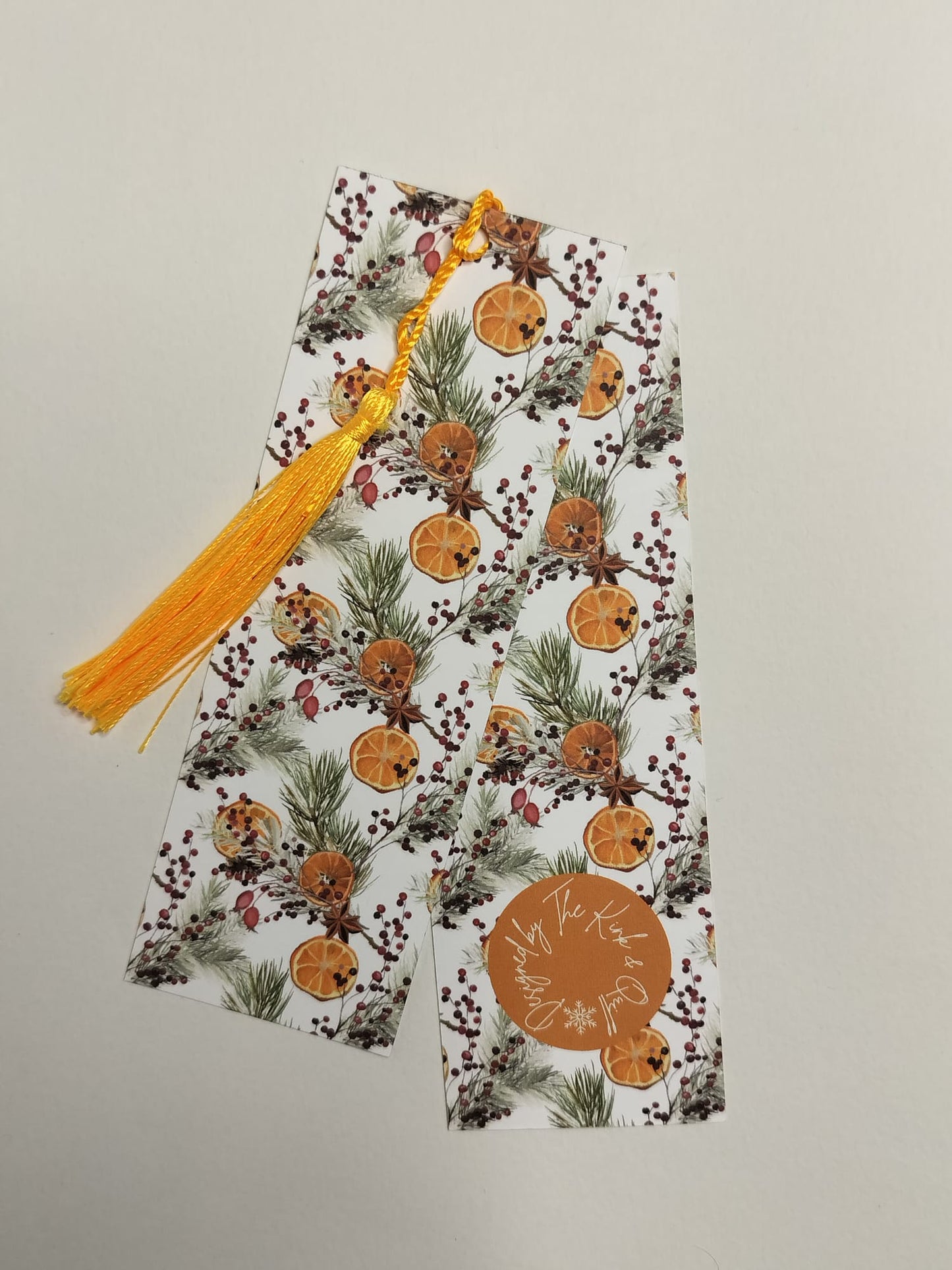 Winter Floral Bookmark