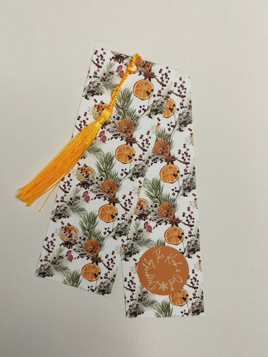 Winter Floral Bookmark