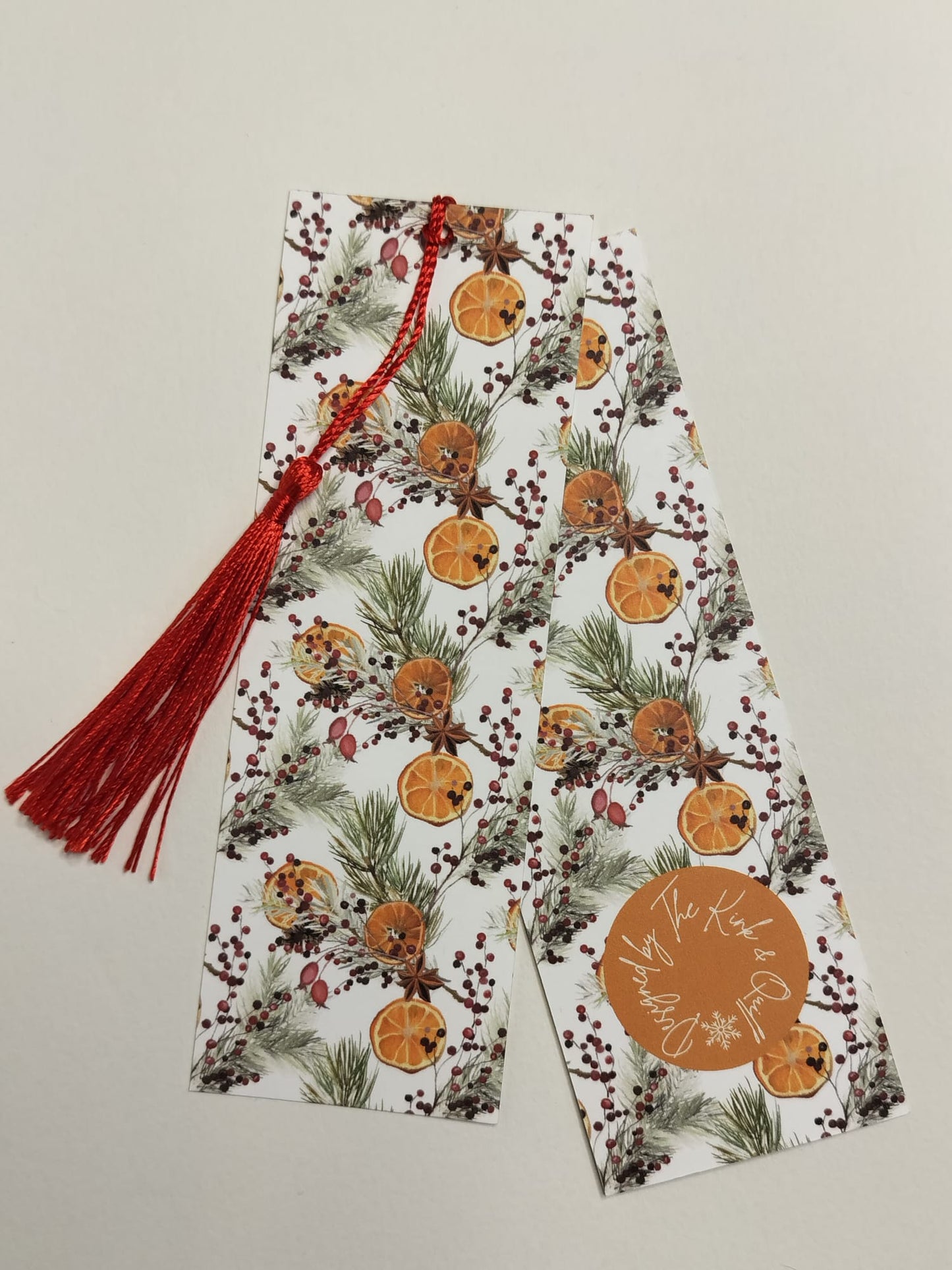 Winter Floral Bookmark