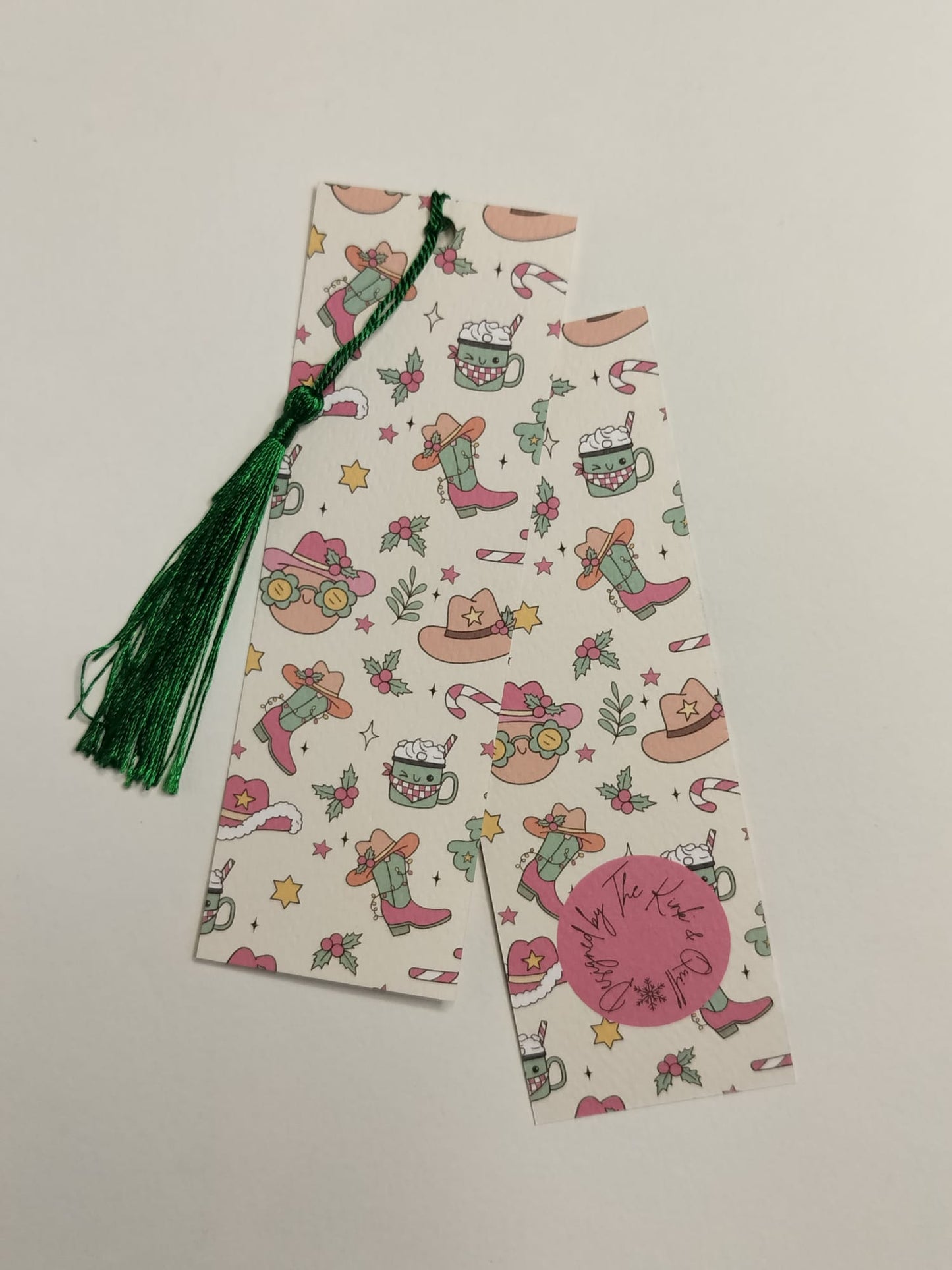 Christmas Cowboy Bookmark