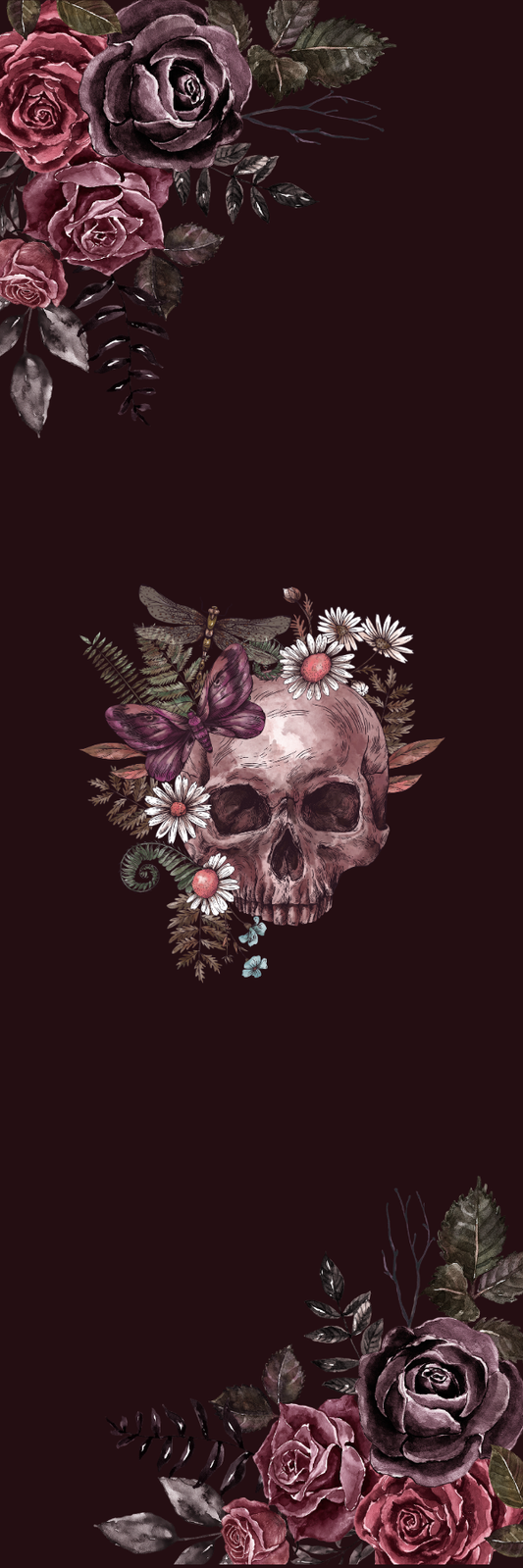 Gothic Skull Bookmark