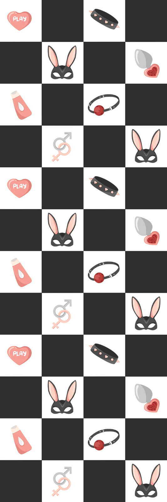 BDSM Checkerboard Bookmark