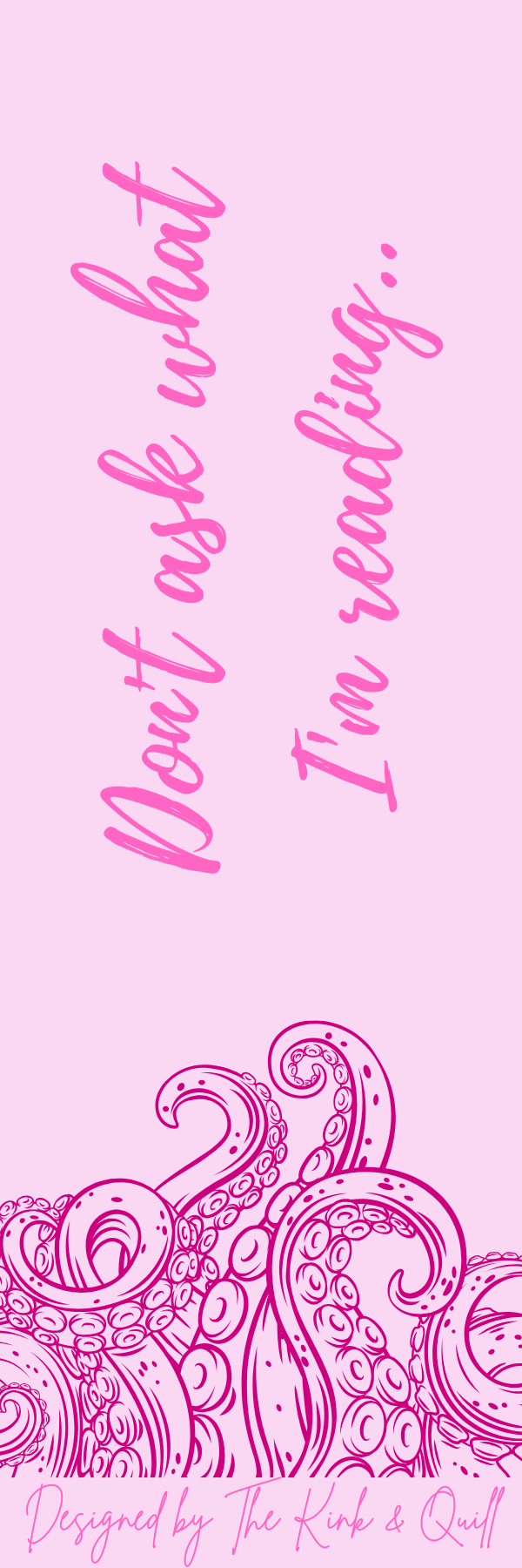 Pink Monster Smut Bookmark