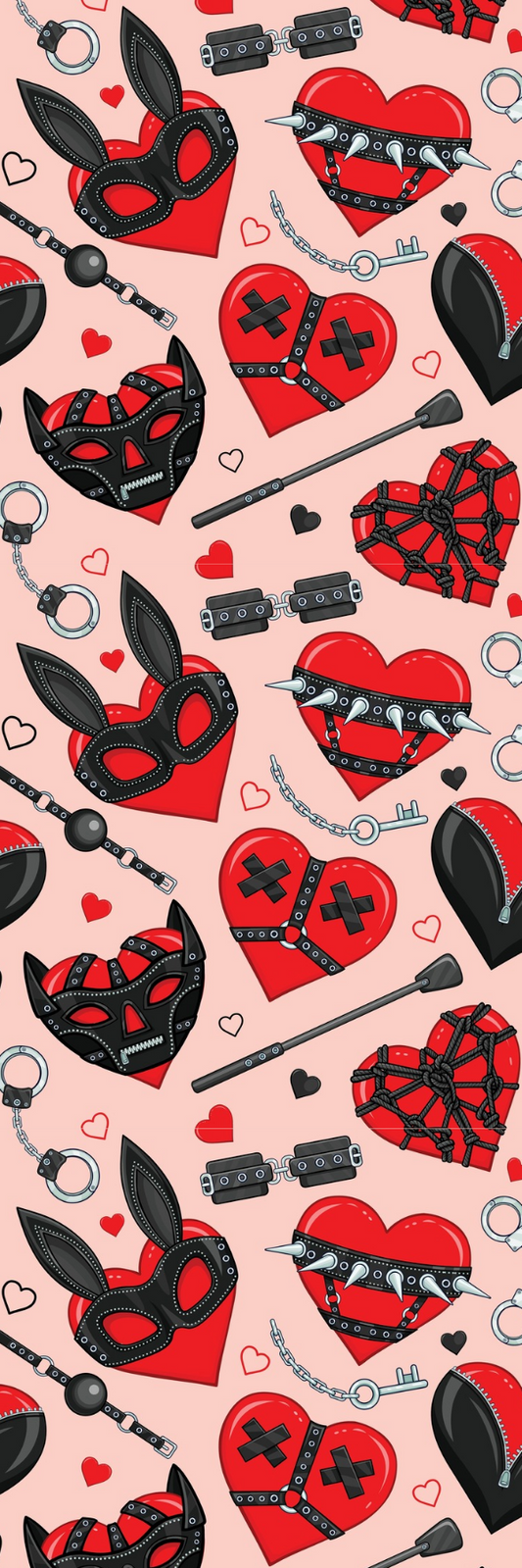 BDSM Hearts Bookmark